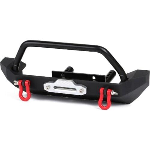 The Anti-collision Metal Front Rear Bumper Protector for 1/10 SCX10 90046 SCX10 III RC Crawler Car Upgrade Parts