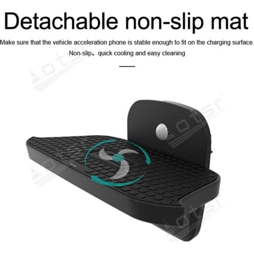 QI Wireless Charge Special On-board Charge Phone Charging Panel Android For BMW MINI F55 F56 17-19 Car Pad Non-slip Accessories