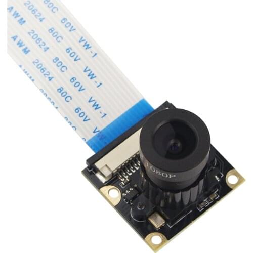 Raspberry Pi 3B+ 5Mp Megapixel Night Camera Ov5647 Sensor Wide-Angle Camera Module for Raspberry Pi 3 Model B/2(Wide-Angle Cam