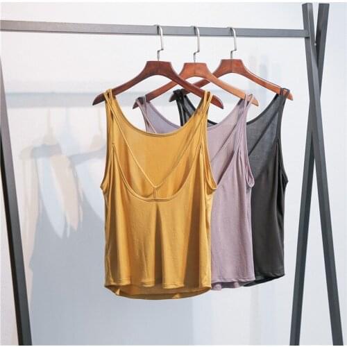 Women Backless Yoga Shirts Fitness T-shirts Sleeveless Vest Quick Dry Loose Sport Tee Female Gym Workout Blouse Running Tank Top