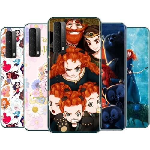 Merida Princess Disney For Huawei Mate 40 30 20 20X 10 RS P Smart 2021 2020 Z S Pro Plus Lite 2019 Silicone Phone Case