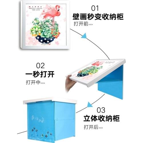 Foldable Wall-Mounted Storage Box Bathroom Storage Rack Bathroom Clothes Fantastic Product