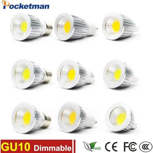 Led Spotlight GU10 MR16 E27 Lamp Led Bulb 110V 220V 230V High Bright LED Light COB 3W 5W 7W Lampara Dimmable Warm/Cold White