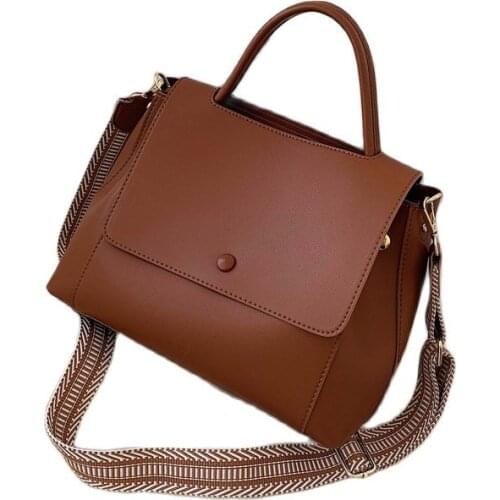 Totes Sacs Women Large Capacity Handbags Women PU Shoulder Messenger Bag Female Retro Daily Totes Lady Elegant Handbags