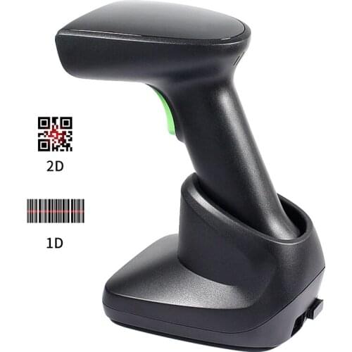 1D/2D Barcode Scanner QR PDF417 3 in 1 Bluetooth&2.4G Wireless&USB Bar Code Reader DWHS-20