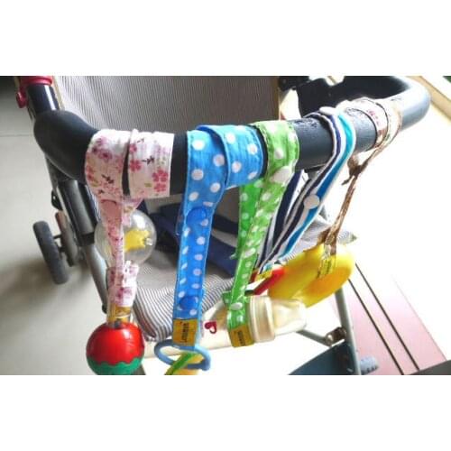 Newborn Baby Stroller Accessories Toys Slip-resistant Belt Suspenders Baby Toys Band Anti Falling Off 5pcs/lot