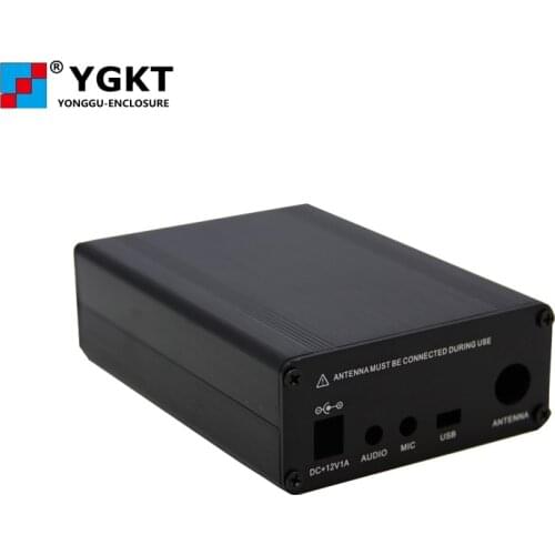 Aluminum box DIY front panel HIFI enclosures holes drilling vehicle terminal box case amplifier 88*38*118mm