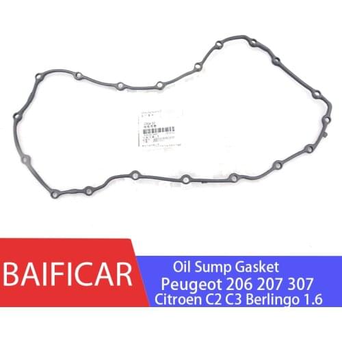 Baificar Brand New Oil Pan Gasket For Peugeot 206 207 307 Citroen C2 C3 1.6