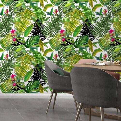 Peel and Stick Tropical Palm Contact Paper Wallpaper for Walls Living Room Bedroom Cabinets Dresser Drawer