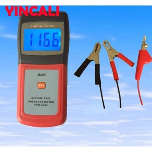 Fast Shipping FPM-2680 Digital Fuel Pressure Gauge Auto Fuel Pressure Meter Tester FPM2680 Manometer