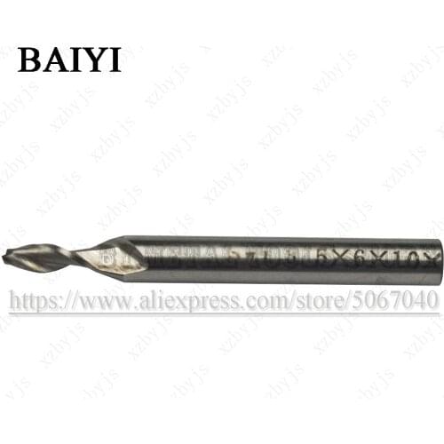 Straight Shank Milling Cutter 3.5mm HSS Straight Shank 2 Flute End Mill Cutter Drill Bit Tool Super hard straight shank end mill