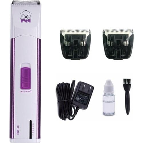 CP5000 Professional Cat Dog Part Hair Trimmer Pet Face Ears Foot Clipper Rechargeable Dog Grooming Clipper Haircut Machine