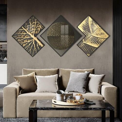 Living room decoration painting creative combination painting dining room painting mural sofa background modern minimalism