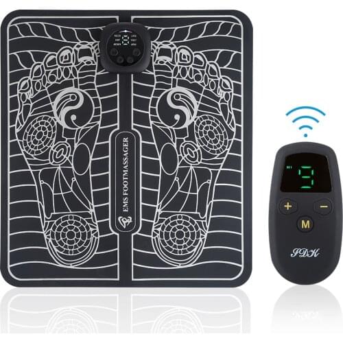 EMS Foot Mat Massage Electric Intelligent EMS Foot Massage Tens Fisioterapia Foot Massager Mat Improve Blood Circulation