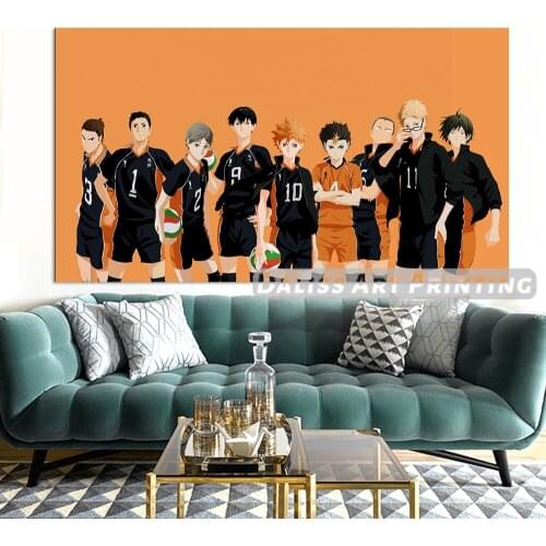 Canvas Anime Haikyuu Pictures Home Decoration Paintings Poster HD Prints Wall Art Modular Living Room Framed