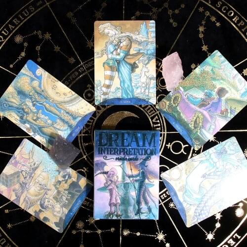Dream Interpretation Oracle Cards 39 Full Colour Cards Pdf Instructions Paperback Tarot Card Game Toy Board Game