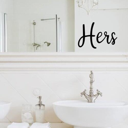 Creative shower room Waterproof Wall Stickers Wall Art Decor Living Room Bedroom Vinyl Art Decal