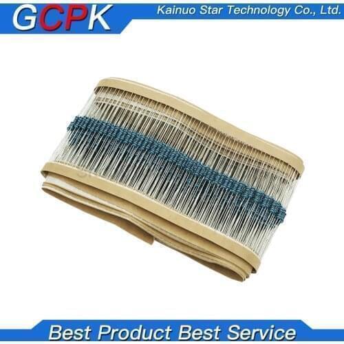 10pcs 3W Metal film resistor 1% 1R ~ 1M 1R 4.7R 10R 22R 33R 47R 1K 4.7K 10K 100K 1 4.7 10 22 33 47 4K7 ohm