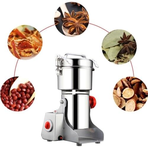 Multifunction Swing Type 2000g Portable Grinder Herb Flood Flour Pulverizer Food Mill Grinding Machine 36000r/min Top Quality db
