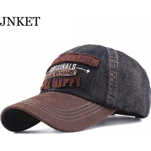 JNKET Fashion Unisex Applique Embroidery Baseball Cap Washed Cotton Hat Outdoor Sports Hip Hop Cap Gorras Snapbacks Hats