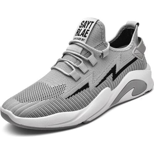 Men Mesh Running Shoes Comfortable Light Casual Mens Sneaker Breathable Non-slip Wear-resistant Outdoor Walking Sport Shoes