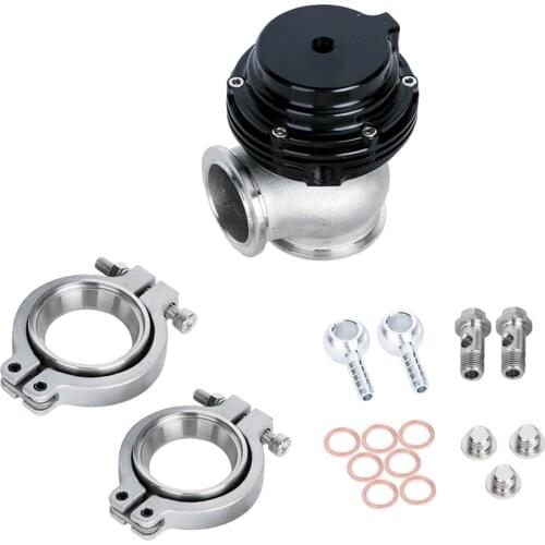 Blow Off Valve, Aluminum Alloy Universal 38mm/1.5'' Car Turbo Blow Off Valve BOV Kit w/Adapter