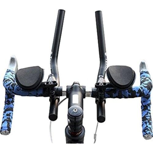 Bicycle Rest Handlebar Cycling Lightweight Bike Relaxation Handle Bar MTB Road Arm Rest Bar Bike Aerobar Adjustable Handlebar