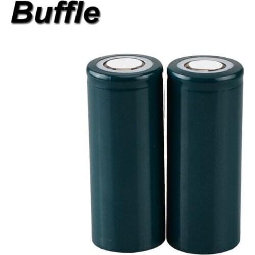 2pcs/lot Buffle 4000mAh 26650 Li-ion lithium 3.7V Rechargeable Batteries Power Bank Flashlight Torch Battery