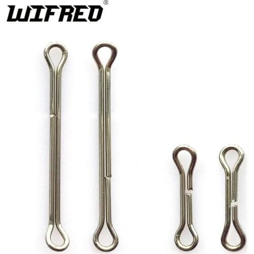 Wifreo 20PCS Waddington Shank Fly Tying Material Fishing Lures Making 10mm 15mm 20mm 25mm 30mm 35mm 40mm 45mm 50mm 55mm