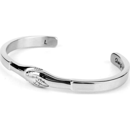 1pc High Quality Silver Couple HUG Handshake Bracelet Fashion Jewelry Bracelet Y9U8