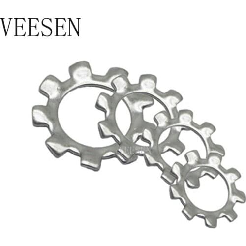 300pcs Stainless Steel Lock Washers Spring Split Washer Assortment Kits