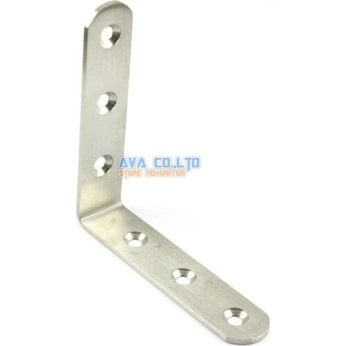 4 Pieces 90*90mm Stainless Steel Right Angle Corner Brace Bracket