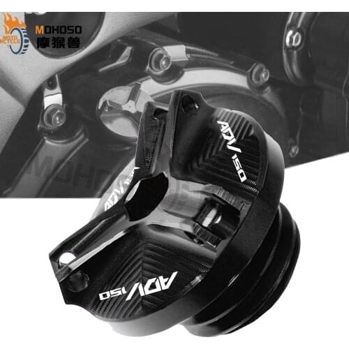 ADV 150 Motorcycle Accessories Engine Oil Cup Plug Cover For HONDA ADV150 ADV 150 M20*25 Motorcoss CNC Aluminum Oil Filler Cap