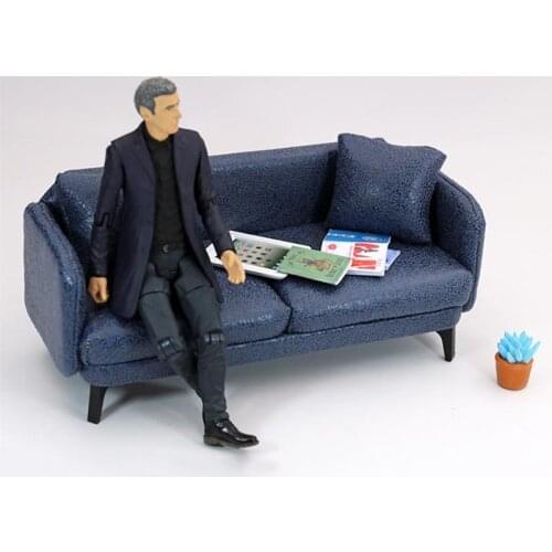 1/12 Division soldier scene accessories Mini sofa shf doll house furniture 6-inch body model available in seven colors