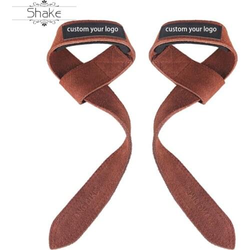 HEHE Top Quality Harbinger Padded Leather Lifting Straps wristband for activity OEM Custom Logo 2020 New Design Fitness