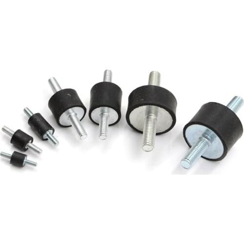 1pcs M3 M4 M6 M8 Male Anti Rubber Mounts Shock Vibration Silentblock Isolator Standoffs For Rc Airplane Boat Car Bobbin Tools