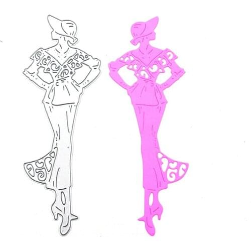 Julyarts Voluptuous Woman Dies New Arrival 2020 Metal Cutting Die Card Die Stencil DIY Scrapbook Paper Photo Craft