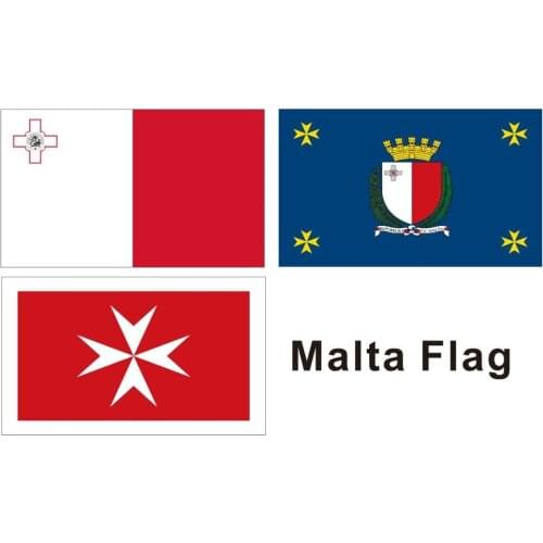 KAFNIK,Malta Flag 14*21cm/60*90cm/90*150cm/192*288cm custom flag banner at all size national flags, free shipping