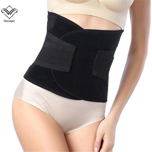 Wechery Underbust Corset Black Corsets and Bustiers Steampunk Corset Slimming Belt Shaperwear Waist Cincher Belly Bodice