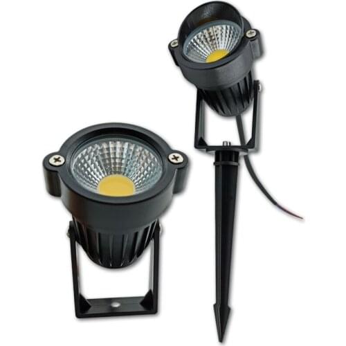 4pcs Garden Lights Outdoor LED Waterprof Lawn Lamp 220V110V 12V 3W 5W Landscape Spike Bulb IP65 For Yard Path Driveway Spotlight