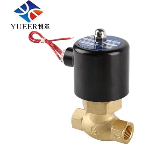 1/2" 120v 240v Water High Pressure High Normally Closed Temperature Brass Steam iron Solenoid Valves