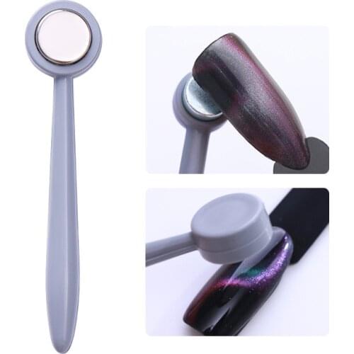 1piece of Nail Art Double-headed Fancy Multifunctional Magnetic Stick Cat Eye Magnet Pen for Nail Polish Polishing Nail Art Tool