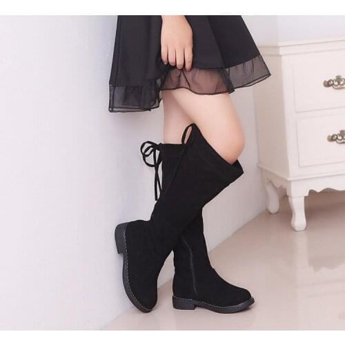 New childrens boots Girls Knee-high Boots Princess Edition Childrens Tall Boots Children High Kids Shoes Bota Kids