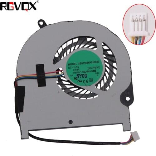 New Laptop Cooling Fan for Toshiba Satelite Radius P55W-C 4pin 5V Original PN: AB07505HX050B00 CPU Cooler/Radiator