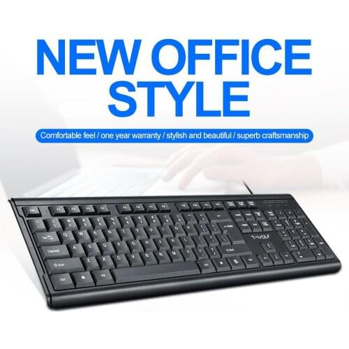 New Wired Keyboard USB Office Notebook Keyboard For Computer Laptop USB Laser Wired Keyboards For Computers