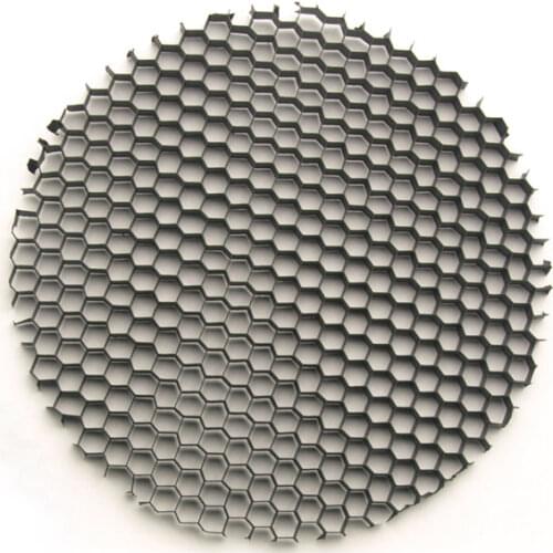 LED Soft light shade hood downlight spotlight round honeycomb mesh cover black anti-glare anti-dazzling light aluminum