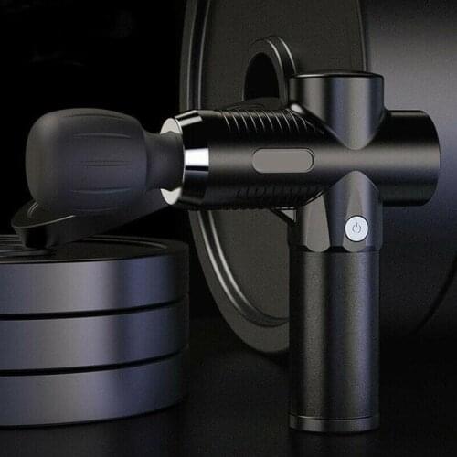 Smart Electric Massage Gun Deep Booster Lightsaber Body Relaxation Fitness Neck Muscle Pain Relief Fascia Massager Gym Equipment