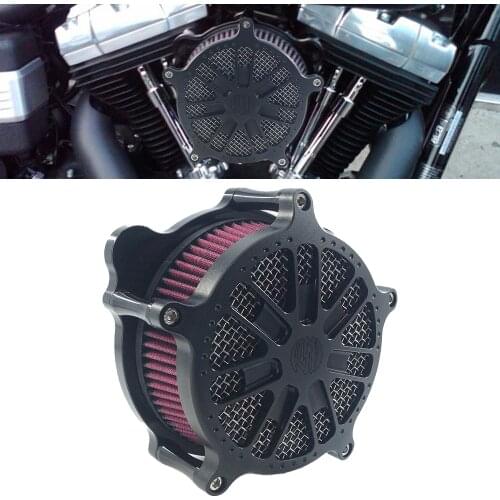 RSD Slam Venturi Air Cleaner Matte Black Intake Filter For Harley Sportster XL 48 883 1200 Dyna TXD Softail FLST Touring FLHTC