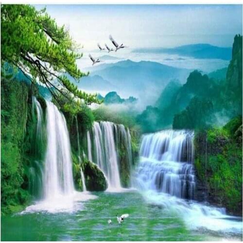 Wellyu Custom large - scale murals water Health and Finance 3d background wall environmental wallpaper papel de parede