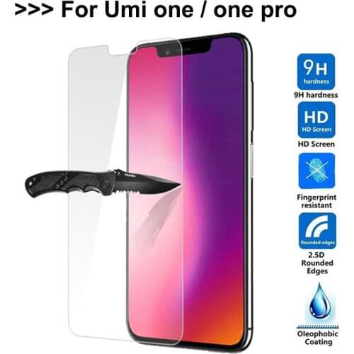 2PCS Smartphone Tempered Glass 9H Explosion-proof Protective Film Screen Protector mobile phone for UMIDIGI One / One Pro